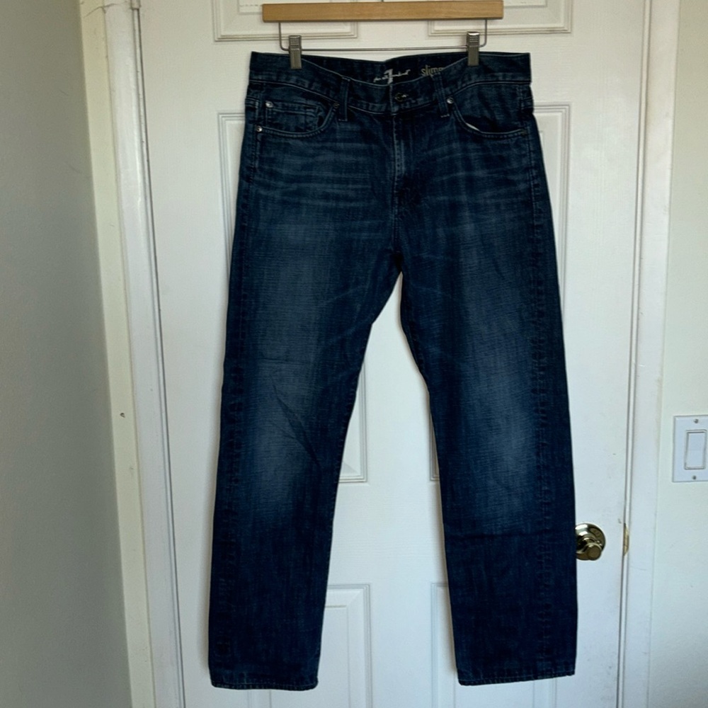 EUC 7 for all Mankind Slimmy Jeans 33 x 29 L